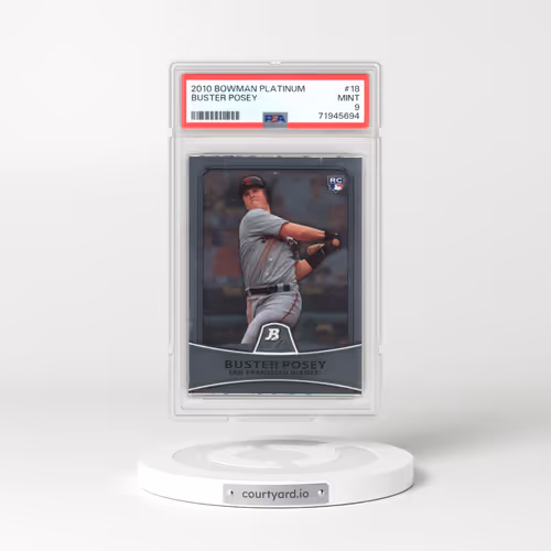 2010 Bowman Platinum #18 Buster Posey (PSA 9 MINT)