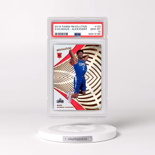 2018 Panini Revolution #103 Shai Gilgeous-Alexander (PSA 10 GEM MINT)