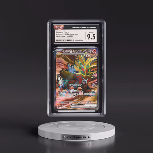 2024 Wild Force #085/071 Gouging Fire ex - Super Rare Holo (CGC 9.5 MINT+)