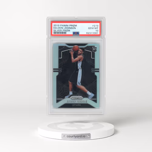2019 Panini Prizm #273 Keldon Johnson - Silver Prizm (PSA 10 GEM MINT)