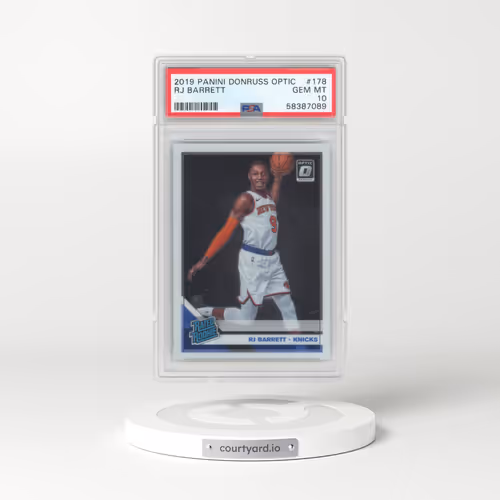2019 Panini Donruss Optic #178 RJ Barrett (PSA 10 GEM MINT)