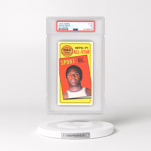 1970 Topps #110 Willis Reed - All Star (PSA 3 VG)