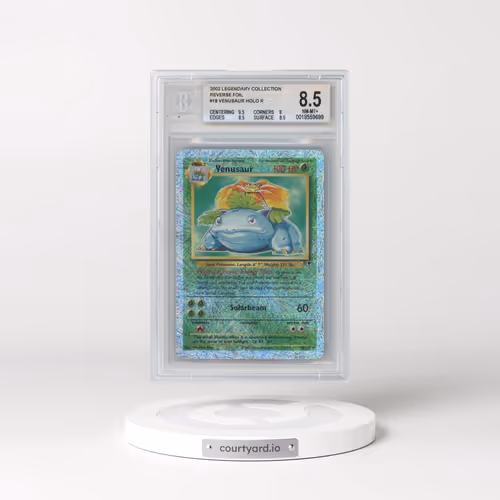 2002 Legendary Collection #18 Venusaur - Reverse Holo (BGS 8.5 NM-MT+)