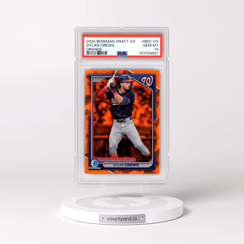 2024 Bowman Draft Sapphire Edition #BDC125 Dylan Crews - Orange (PSA 10 GEM MINT)