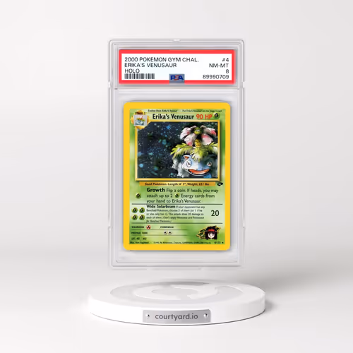 2000 Pokémon Gym Challenge #4 Erika's Venusaur - Holo (PSA 8 NM-MT)