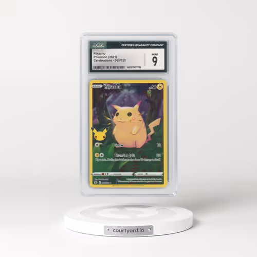 2021 Celebrations #005/025 Pikachu (CGC 9 MINT)