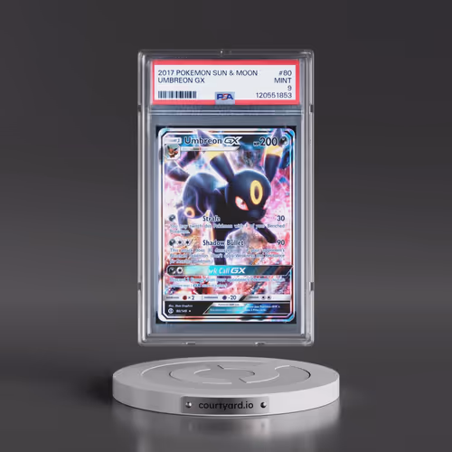 2017 Pokémon Sun & Moon #80 Umbreon GX - Holo (PSA 9 MINT)