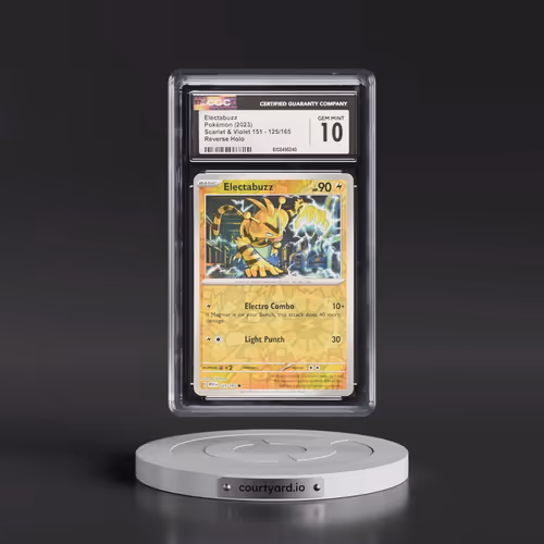 2023 Scarlet & Violet 151 - MEW EN #125/165 Electabuzz - Reverse Holo (CGC 10 GEM MINT)