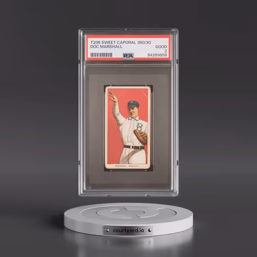 1909 T206 Sweet Caporal 350/30 Doc Marshall (PSA 2 GOOD)