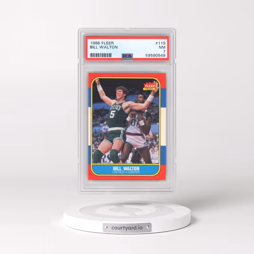 1986 Fleer #119 Bill Walton (PSA 7 NM)