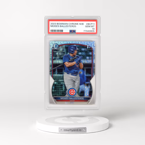 2023 Bowman Mega Box Chrome #11 Moises Ballesteros (PSA 10 GEM MINT)
