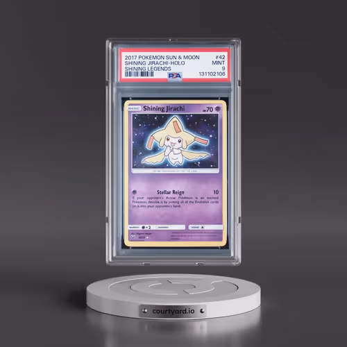 2017 POKEMON SUN & MOON SHINING LEGENDS #42 SHINING JIRACHI-HOLO SHINING LEGENDS