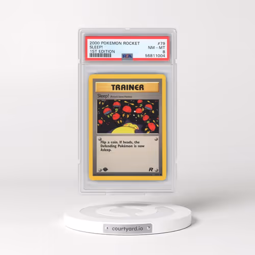 2000 Pokémon Rocket #79 Sleep! - 1st Edition (PSA 8 NM-MT)