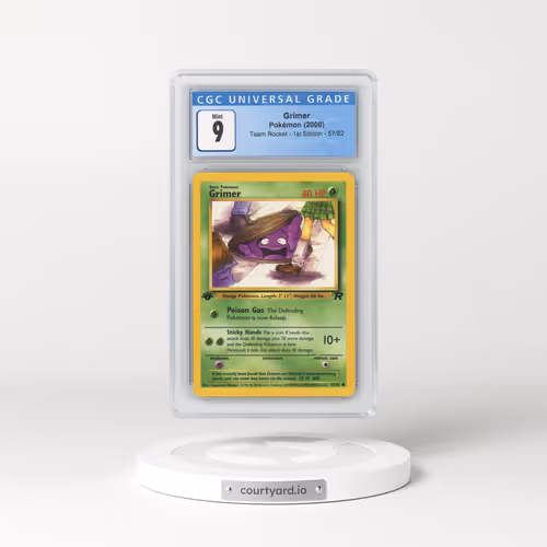 2000 Team Rocket #57/82 Grimer - 1st Edition 1st Edition (CGC 9 MINT)