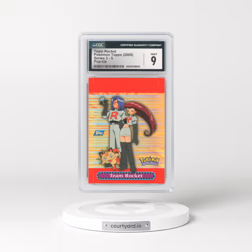 2000 Series 3 (Oval Nintendo Seal) #5 Team Rocket - Pop-Up (CGC 9 MINT)