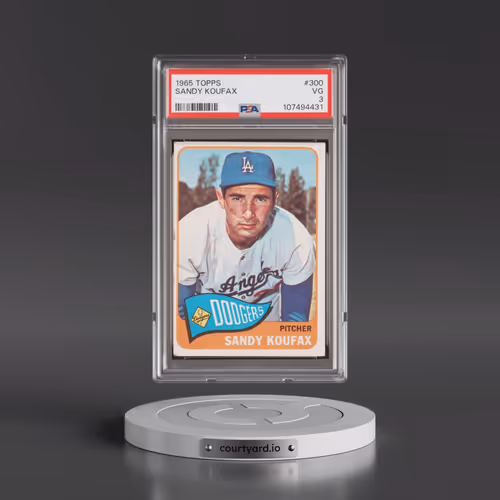 1965 Topps #300 Sandy Koufax (PSA 3 VG)