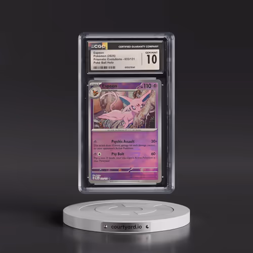 2024 Prismatic Evolutions - PRE EN #033/131 Espeon - Poké Ball Holo (CGC 10 GEM MINT)