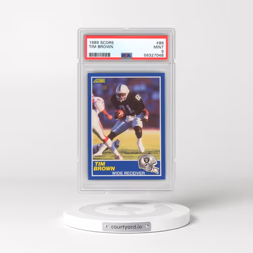 1989 Score #86 Tim Brown (PSA 9 MINT)
