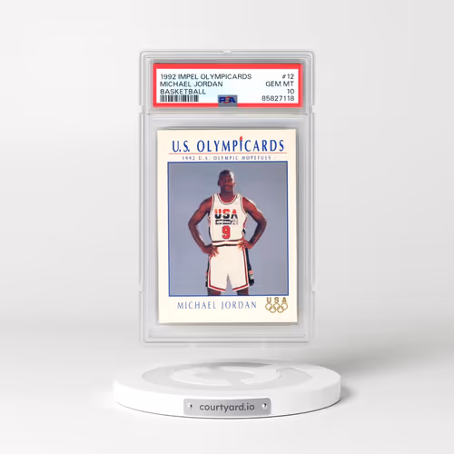 1992 Impel Olympicards #12 Michael Jordan - Basketball (PSA 10 GEM MINT)