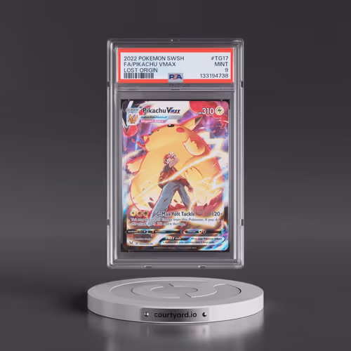 2022 Pokémon Sword & Shield Lost Origin #TG17 Pikachu Vmax - Full Art (PSA 9 MINT)