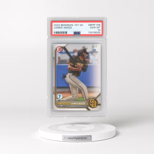 2022 Bowman 1st Edition #BPPF108 James Wood (PSA 10 GEM MINT)