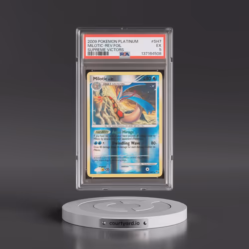 2009 Pokémon Platinum Supreme Victors #SH7 Milotic - Reverse Foil (PSA 5 EX)