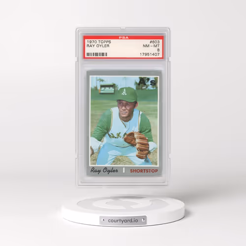 1970 Topps #603 Ray Oyler (PSA 8 NM-MT)