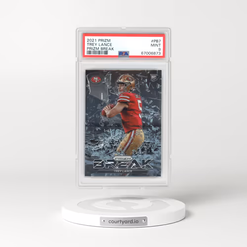 2021 Panini Prizm Prizm Break #PB7 Trey Lance (PSA 9 MINT)