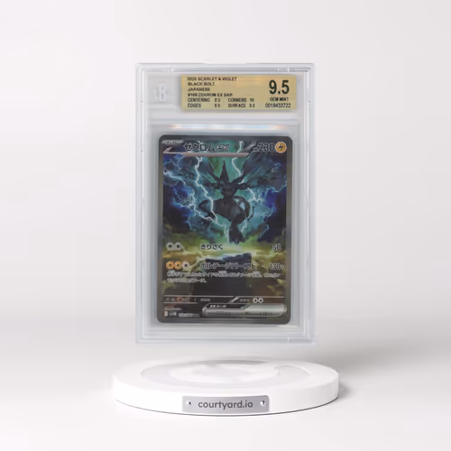 2025 Pokémon Sv11b-Black Bolt #169 Zekrom EX - Holo Special Art Rare (BGS 9.5 GEM MINT)