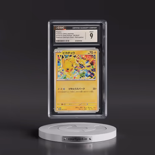 2022 Scarlet & Violet Promos #291/SV-P Pikachu - Pokémon Card Gym Event Participation (CGC 9 MINT)