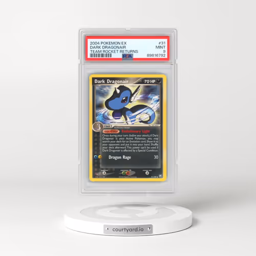 2004 Pokémon EX Team Rocket Returns #31 Dark Dragonair (PSA 9 MINT)