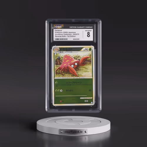 2009 SoulSilver Collection - L1 (Blue) #005/070 Parasect - 1st Edition Reverse Holo (CGC 8 NM-MT)