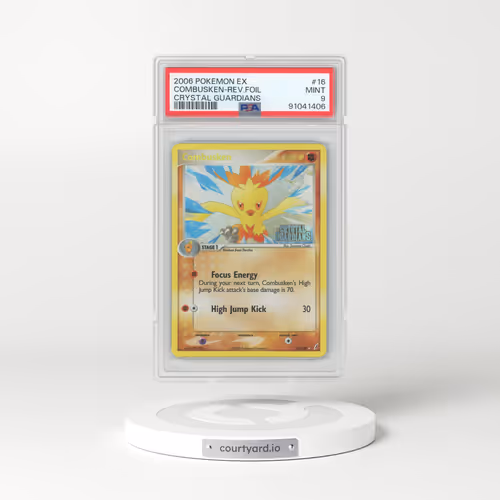 2006 EX Crystal Guardians #16 Combusken (PSA 9 MINT)