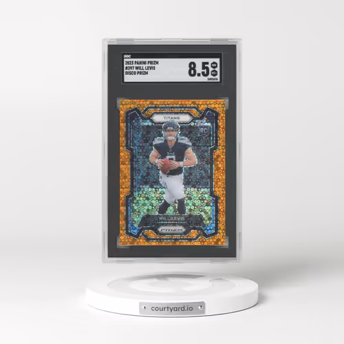 2023 Panini Prizm #397 Will Levis - Disco Prizm (SGC 8.5 NM-MT+)