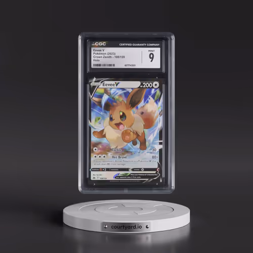 2022 Crown Zenith #108/159 Eevee V - Holo (CGC 9 MINT)