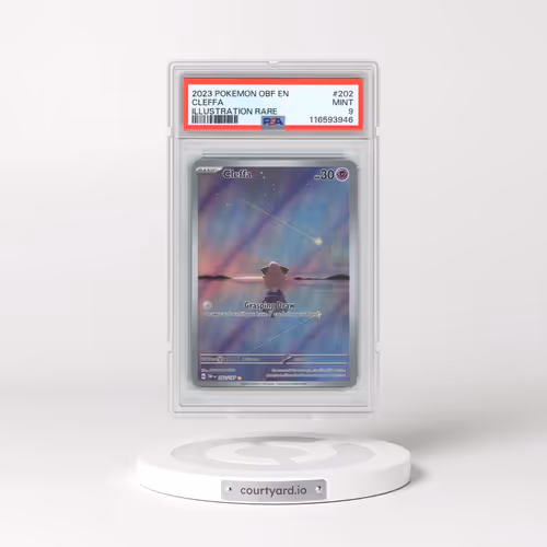 2023 Pokémon Obf EN-Obsidian Flames #202 Cleffa - Illustration Rare (PSA 9 MINT)