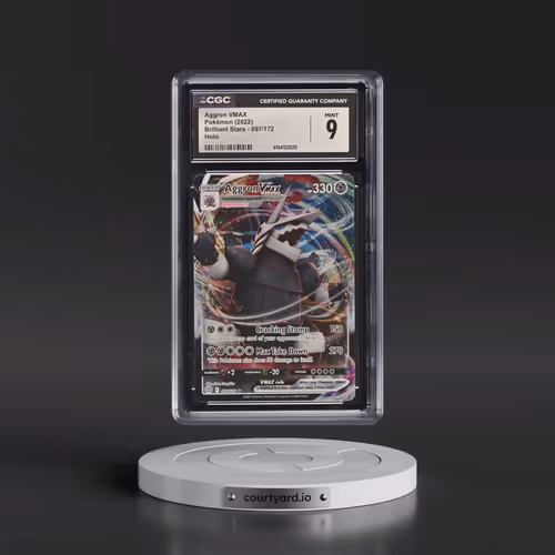 2022 Brilliant Stars #097/172 Aggron VMAX - Holo (CGC 9 MINT)