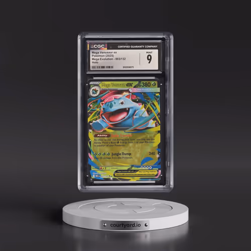 2025 Mega Evolution - MEG EN #003/132 Mega Venusaur ex - Holo (CGC 9 MINT)