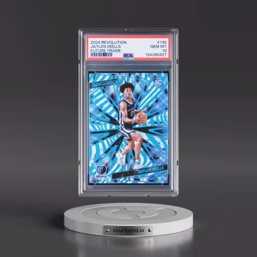 2024 Panini Revolution #130 Jaylen Wells - Future Frame (PSA 10 GEM MINT)