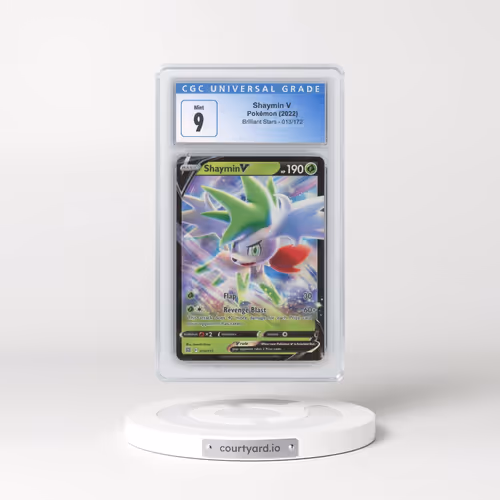 2022 Brilliant Stars #013/172 Shaymin V - Holo (CGC 9 MINT)