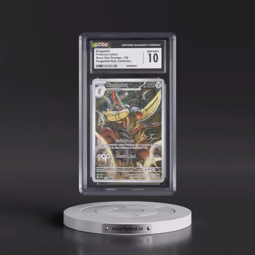 2024 Pokémon Svp EN-SV Black Star Promo #130 Kingambit - Shrouded Fable Illustration Collection (CGC