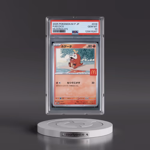 2025 Pokémon M-P Promo #018 Fuecoco - McDonald's (PSA 10 GEM MINT)