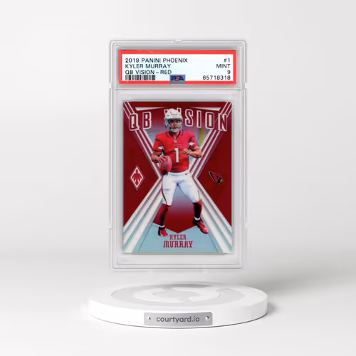 2019 Panini Phoenix QB Vision #1 Kyler Murray - Red (PSA 9 MINT)