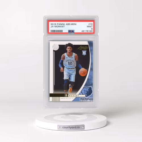 2019 Panini Absolute Memorabilia #72 Ja Morant (PSA 9 MINT)