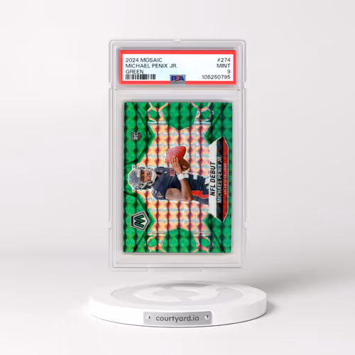 2024 Panini Mosaic #274 Michael Penix Jr. - Green (PSA 9 MINT)