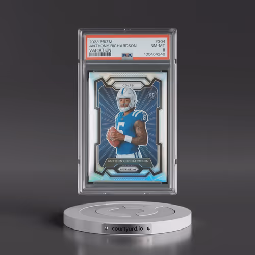 2023 Panini Prizm #304 Anthony Richardson - Variation (PSA 8 NM-MT)