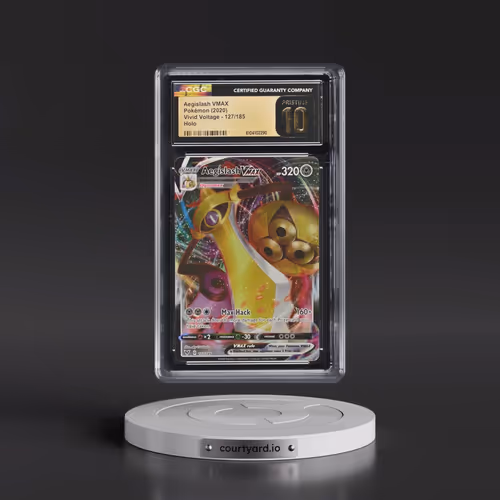 2020 Vivid Voltage #127/185 Aegislash VMAX - Holo (CGC 10 PRISTINE)