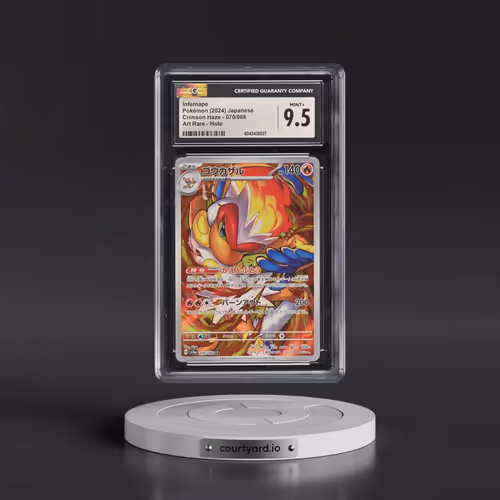 2024 Crimson Haze #070/066 Infernape - Art Rare Holo (CGC 9.5 MINT+)