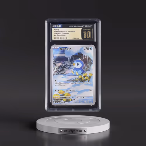 2025 Inferno X - M2 #085/080 Piplup - Art Rare Holo (CGC 10 PRISTINE)
