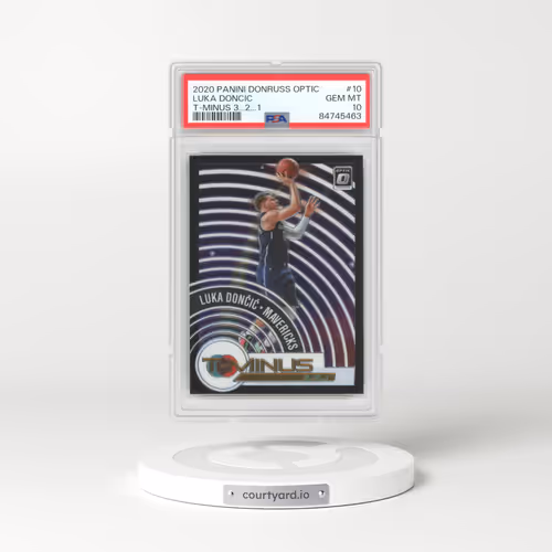 2020 Panini Donruss Optic T-Minus 3...2...1 #10 Luka Doncic (PSA 10 GEM MINT)